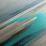 Abstract 931 Canvas Art 16" x 16" / 40 x 40 cm / Black