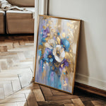 Floral 931 Canvas Art 18" x 24" / 45 x 60 cm / Black