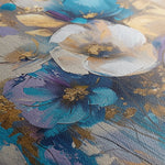 Floral 931 Canvas Art 18" x 24" / 45 x 60 cm / Black