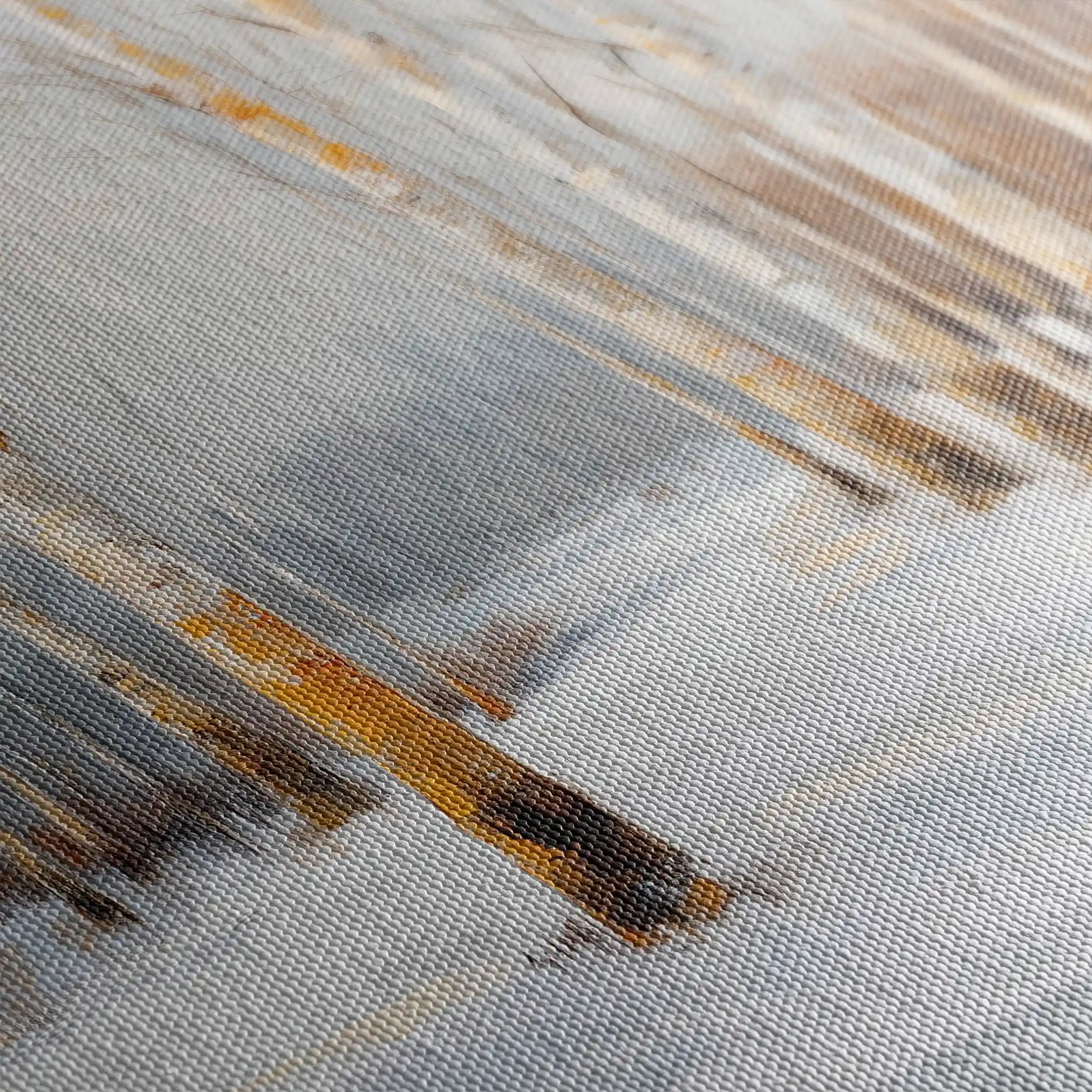 Abstract 933 Canvas Art 16" x 16" / 40 x 40 cm / Black