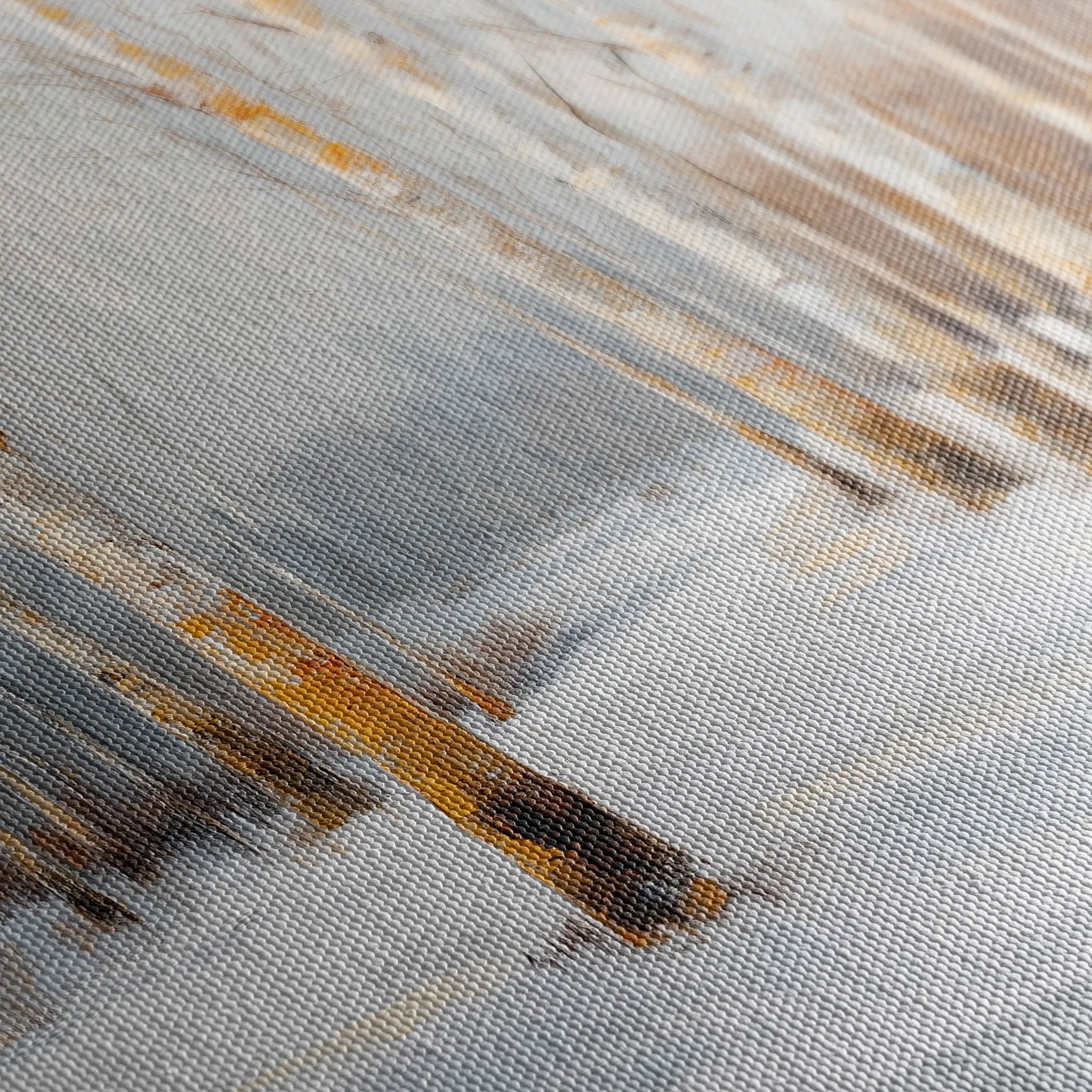 Abstract 933 Canvas Art 16" x 16" / 40 x 40 cm / Black