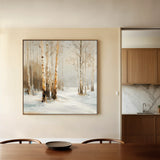 Abstract 935 Canvas Art 16" x 16" / 40 x 40 cm / Black