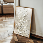 Floral 935 Canvas Art 18" x 24" / 45 x 60 cm / Black