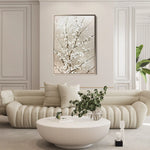 Floral 935 Canvas Art 60 x 40 cm / Black