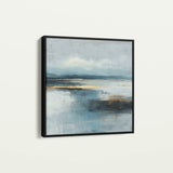 Abstract 936 Canvas Art 16" x 16" / 40 x 40 cm / Black