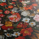 Floral 936 Canvas Art 18" x 24" / 45 x 60 cm / Black