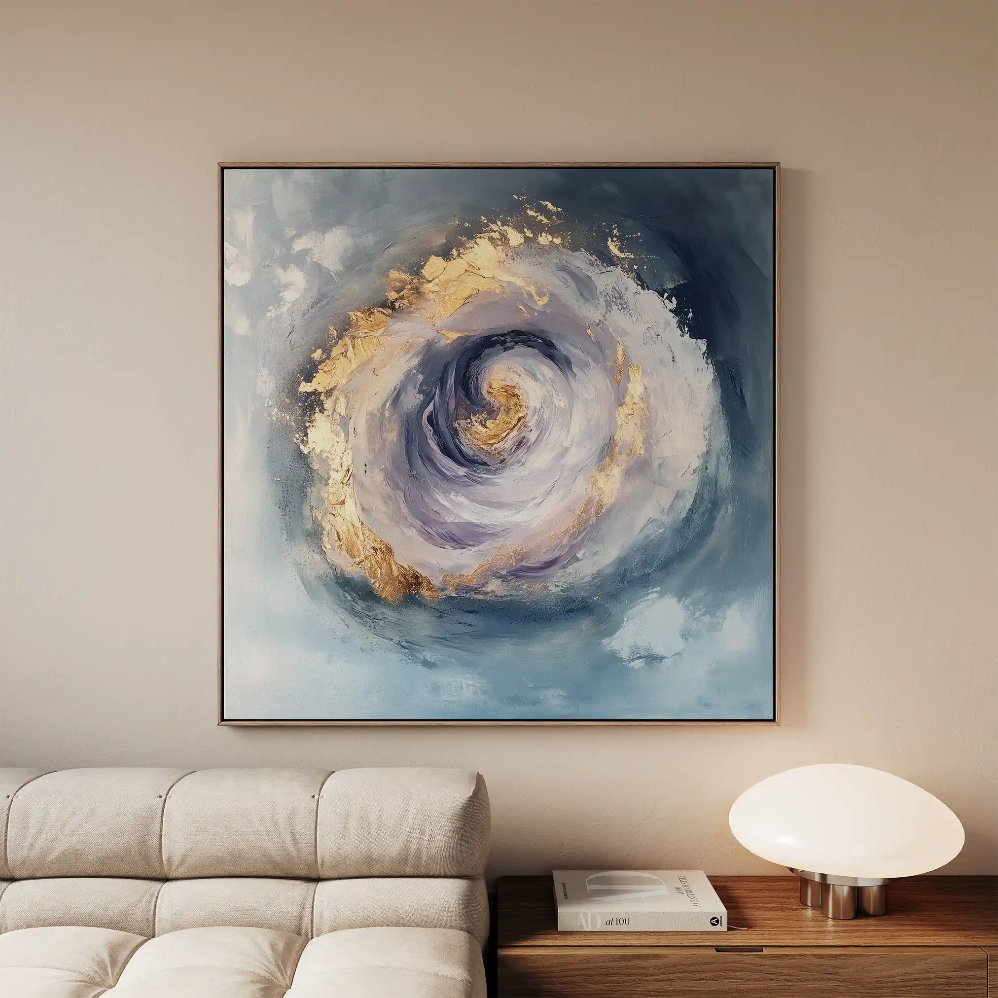 Abstract 937 Canvas Art 60 x 60 cm / Black