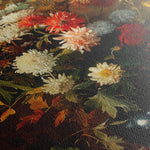 Floral 937 Canvas Art 18" x 24" / 45 x 60 cm / Black