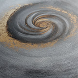 Abstract 939 Canvas Art 16" x 16" / 40 x 40 cm / Black