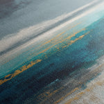 Abstract 940 Canvas Art 16" x 16" / 40 x 40 cm / Black