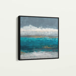 Abstract 941 Canvas Art 16" x 16" / 40 x 40 cm / Black