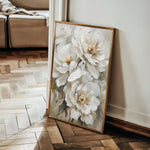 Floral 941 Canvas Art 18" x 24" / 45 x 60 cm / Black