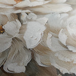 Floral 941 Canvas Art 18" x 24" / 45 x 60 cm / Black