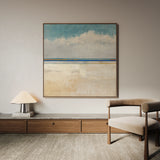 Abstract 942 Canvas Art 16" x 16" / 40 x 40 cm / Black