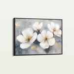 Floral 942 Canvas Art 18" x 24" / 45 x 60 cm / Black