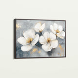 Floral 942 Canvas Art 18" x 24" / 45 x 60 cm / Black
