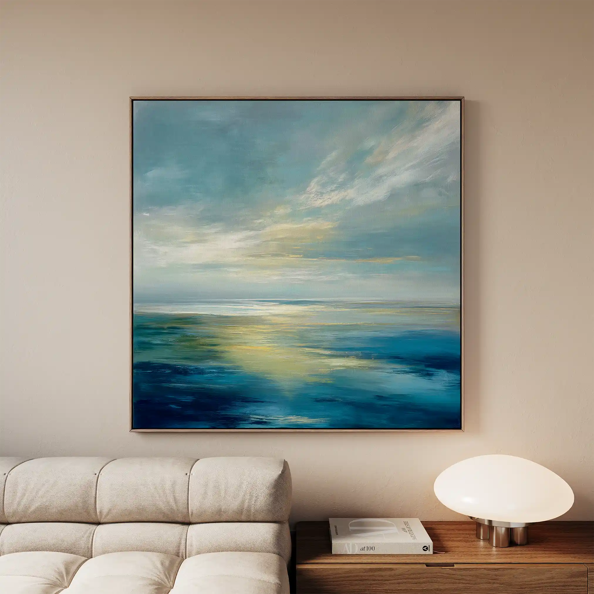 Abstract 943 Canvas Art 60 x 60 cm / Black