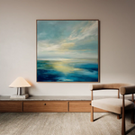 Abstract 943 Canvas Art 60 x 60 cm / Black