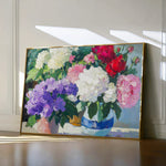 Floral 943 Canvas Art 18" x 24" / 45 x 60 cm / Black