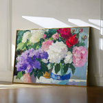 Floral 943 Canvas Art 60 x 40 cm / Black