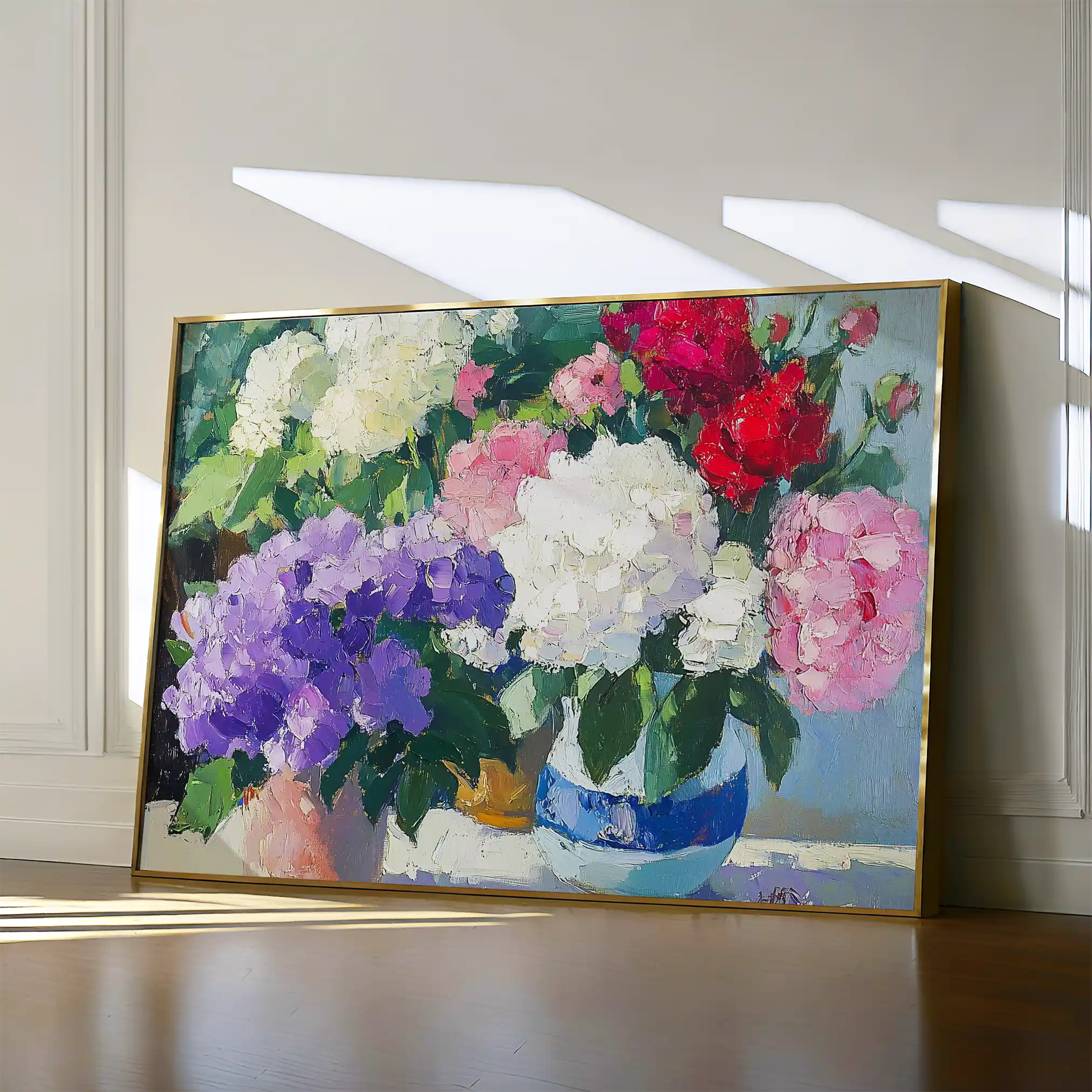 Floral 943 Canvas Art 60 x 40 cm / Black