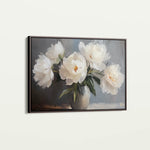 Floral 944 Canvas Art 18" x 24" / 45 x 60 cm / Black