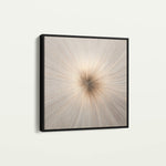 Abstract 945 Canvas Art 16" x 16" / 40 x 40 cm / Black