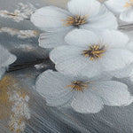 Floral 945 Canvas Art 60 x 40 cm / Black