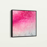 Abstract 946 Canvas Art 16" x 16" / 40 x 40 cm / Black