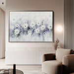 Floral 946 Canvas Art 18" x 24" / 45 x 60 cm / Black