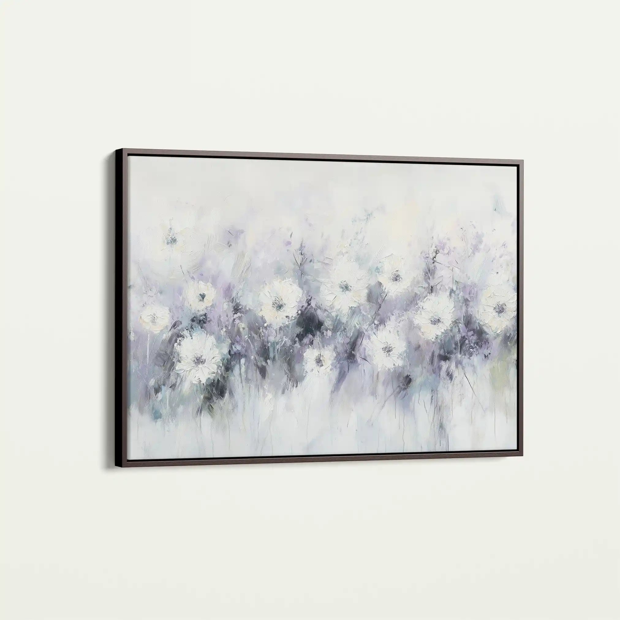 Floral 946 Canvas Art 60 x 40 cm / Black