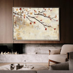 Floral 948 Canvas Art 18" x 24" / 45 x 60 cm / Black
