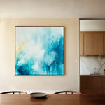 Abstract 950 Canvas Art 16" x 16" / 40 x 40 cm / Black