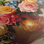 Floral 950 Canvas Art 18" x 24" / 45 x 60 cm / Black