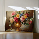 Floral 950 Canvas Art 60 x 40 cm / Black