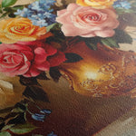 Floral 950 Canvas Art 60 x 40 cm / Black