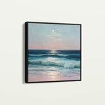 Abstract 951 Canvas Art 16" x 16" / 40 x 40 cm / Black