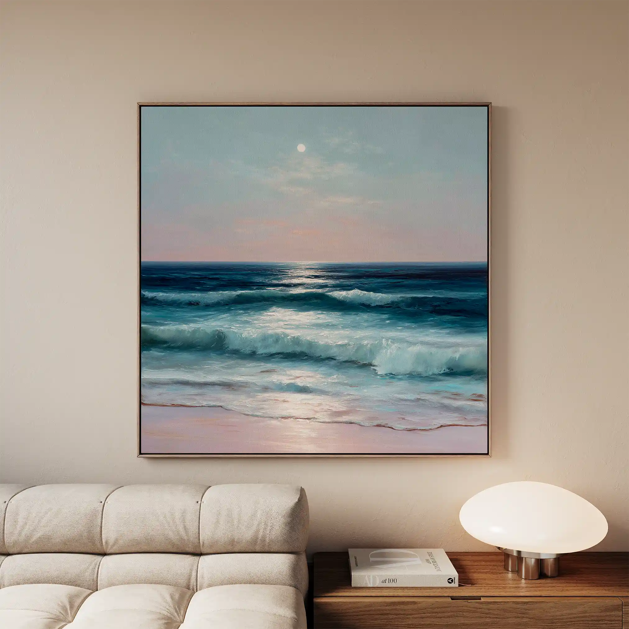 Abstract 951 Canvas Art 60 x 60 cm / Black
