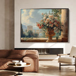Floral 951 Canvas Art 18" x 24" / 45 x 60 cm / Black