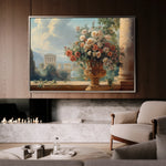 Floral 951 Canvas Art 18" x 24" / 45 x 60 cm / Black