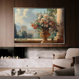 Floral 951 Canvas Art 18" x 24" / 45 x 60 cm / Black