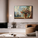 Floral 951 Canvas Art 18" x 24" / 45 x 60 cm / Black
