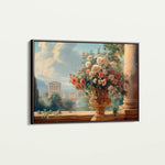 Floral 951 Canvas Art 18" x 24" / 45 x 60 cm / Black