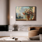 Floral 951 Canvas Art 60 x 40 cm / Black