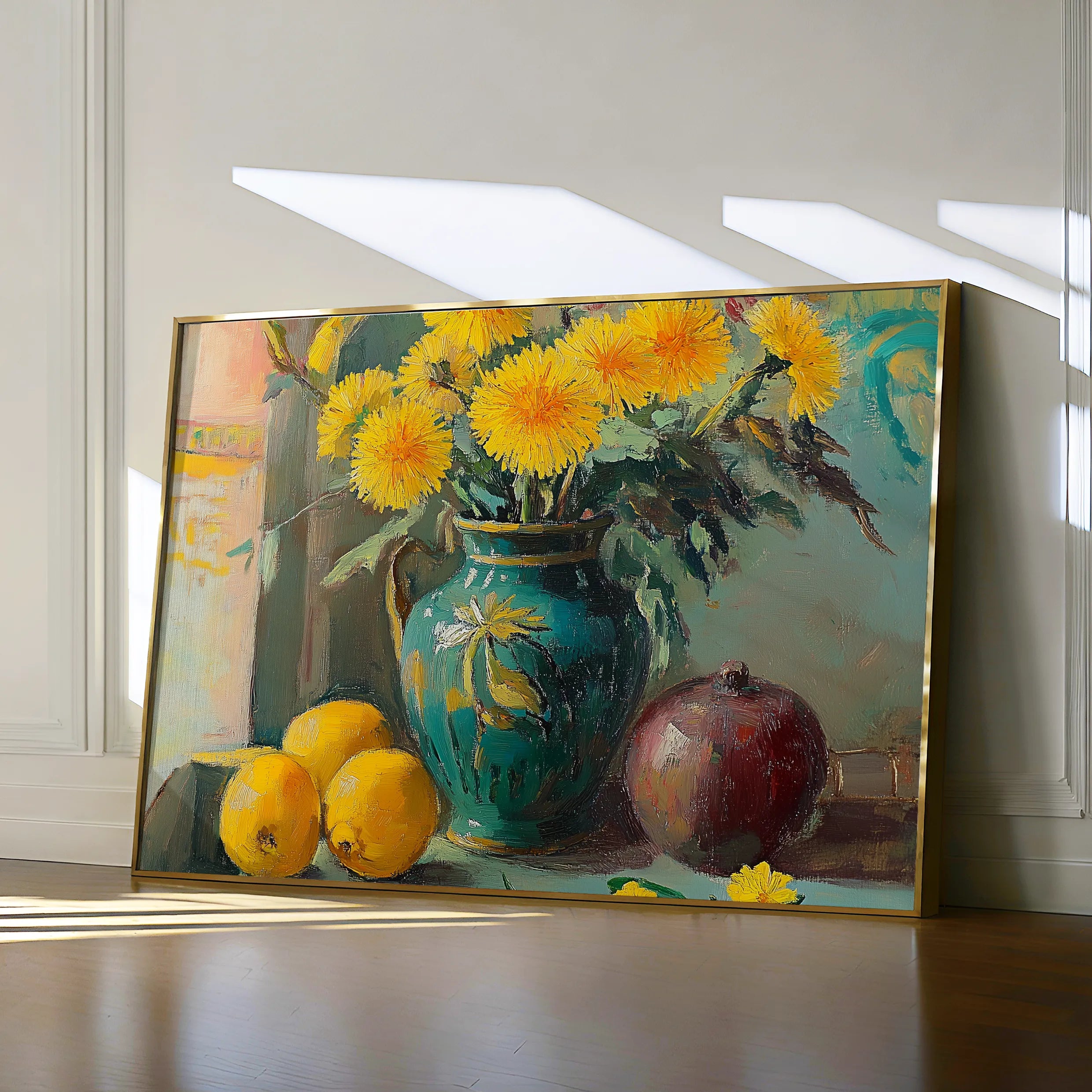 Floral 953 Canvas Art 18" x 24" / 45 x 60 cm / Black