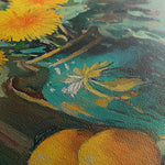 Floral 953 Canvas Art 18" x 24" / 45 x 60 cm / Black