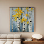Abstract 954 Canvas Art 16" x 16" / 40 x 40 cm / Black