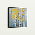 Abstract 954 Canvas Art 16" x 16" / 40 x 40 cm / Black