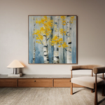 Abstract 954 Canvas Art 60 x 60 cm / Black