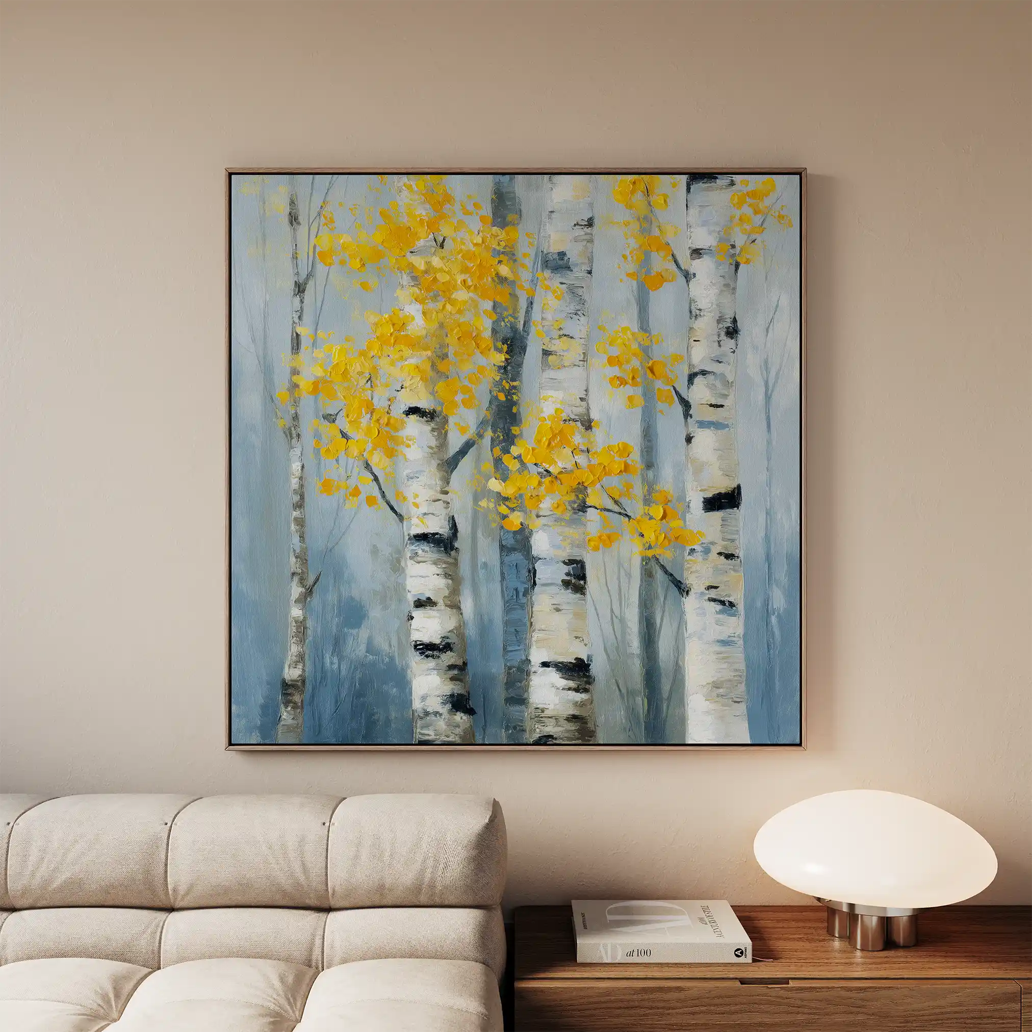 Abstract 954 Canvas Art 60 x 60 cm / Black